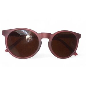 Goodr "I'm Wearing Burgundy?" Sunglasses Matte Burgundy Round Lens UV Protection